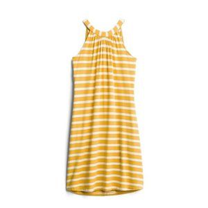 MARKET & SPRUCE Yellow Stripe Lara Knit Dress sz M